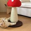 Mushroom Cat Scratch Board Sisal Vertical Cat Grab Column Red Umbrella Cat Climbing Frame Cat Toy