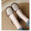 Genuine Leather Flats Women Round Toe Shallow Shoes Ladies Luxury Driving Moccasins Female Vintage Slip On Autmn Loafers