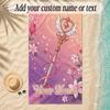Beach TowelSailor Moon Custom Name Text Personalized Soft Towel for Beach Pool Indoor Home Decor Gift
