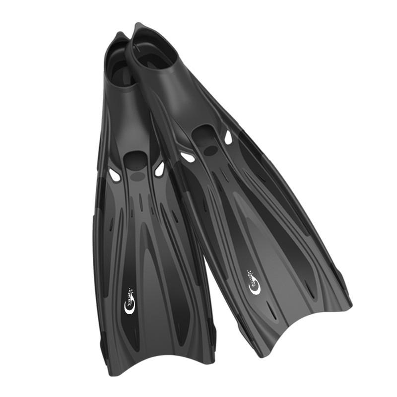 Yon Sub TPR Freediving Snorkeling Fins Unisex Adult Swimming Flippers Black Pool Dive Training