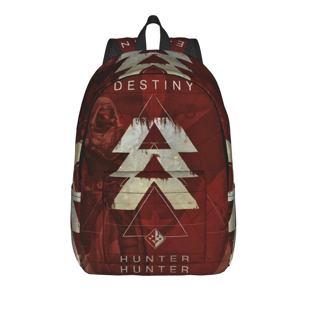 Destiny 2 Games Casual Backpack Durable Student Work Daypack for Men Women Laptop Computer Canvas Bags