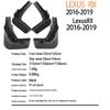 Compatible Mudguards for Lexus RX 2016-2019