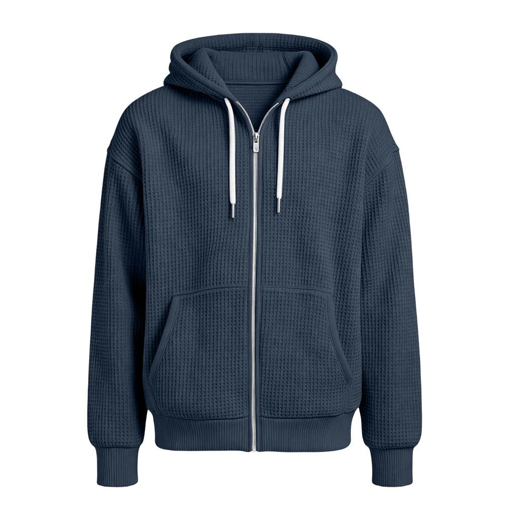 Men's Long Sleeve Hoodie Loose Fit Casual Streetwear Sweatshirt