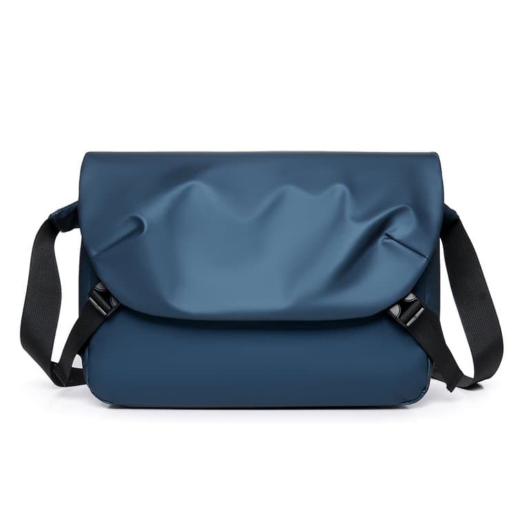 

Мужская новая функциональная наплечная сумка-мессенджер 33*9.5*23cm синий
