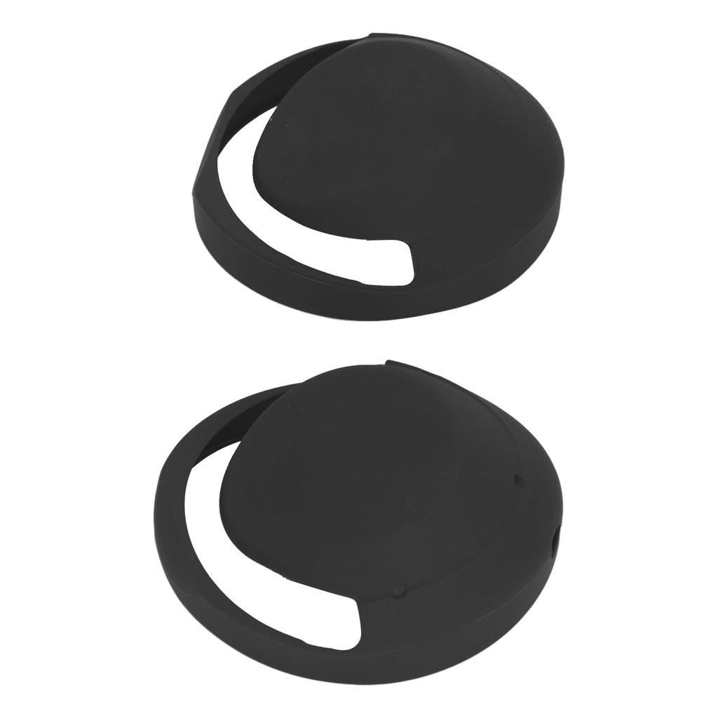 2pcs Ear Cups Cover Professional Silicone Ear Pad Case Cover for WH 1000XM4 WH 1000XM3 Headphones Black