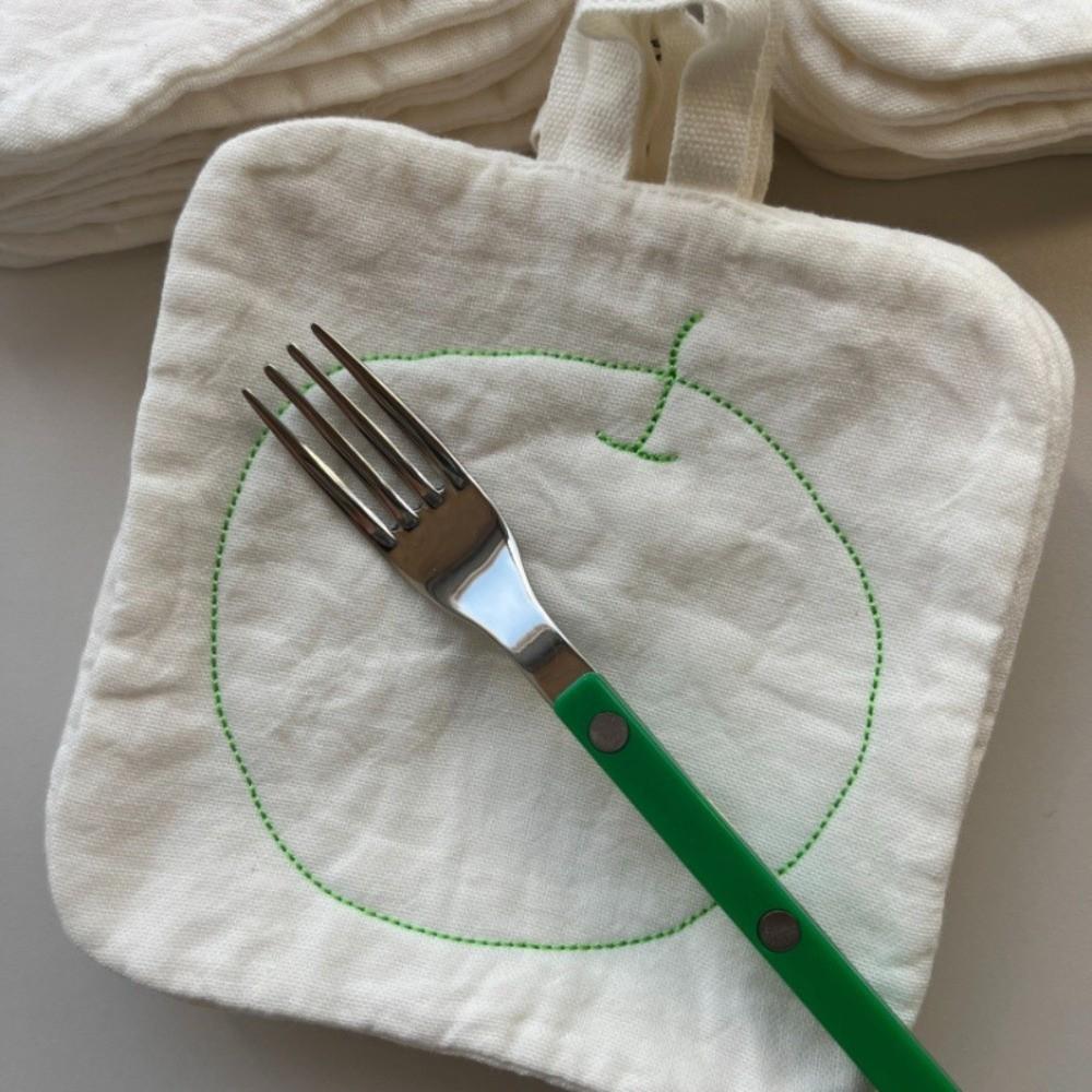 Soft Cotton Placemats Square Shape Cloth Napkins New Western Food Mats Table Decor