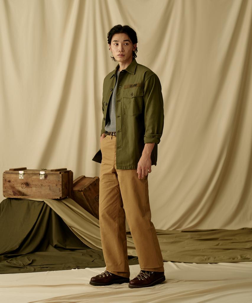 Bronson Vietnam War Us Army Og-107 Fatigue Utility Shirt