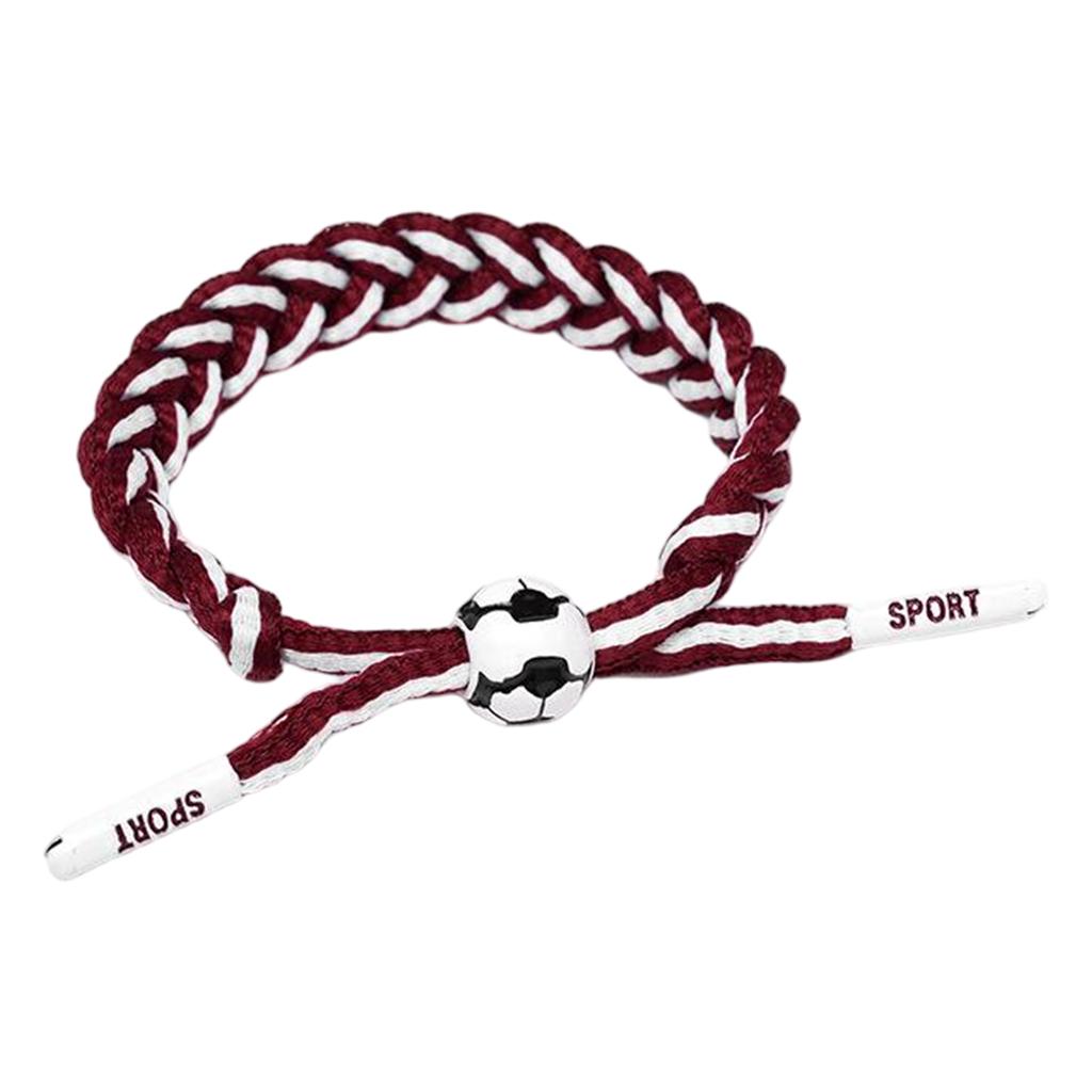 Football Star Woven Bracelet Souvenir