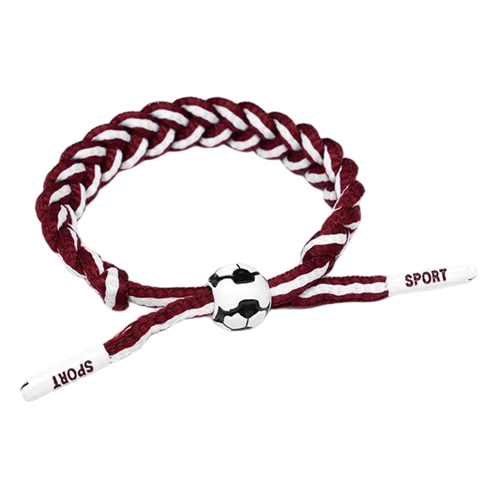 

Football Star Woven Bracelet Souvenir One Size