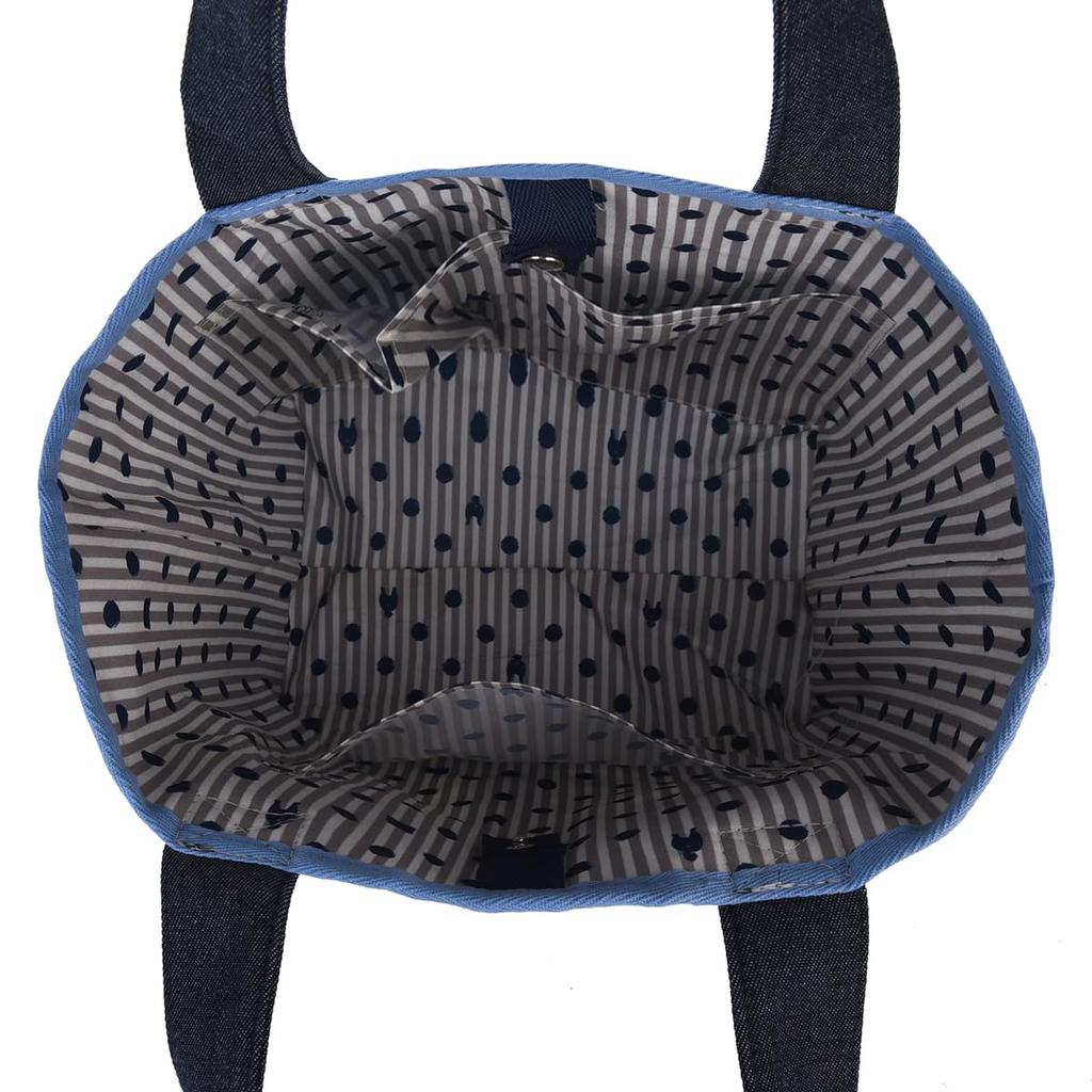 Kusguru Japan Mokemoketto Mini Tote Bag, Dames, 236677, Blauw