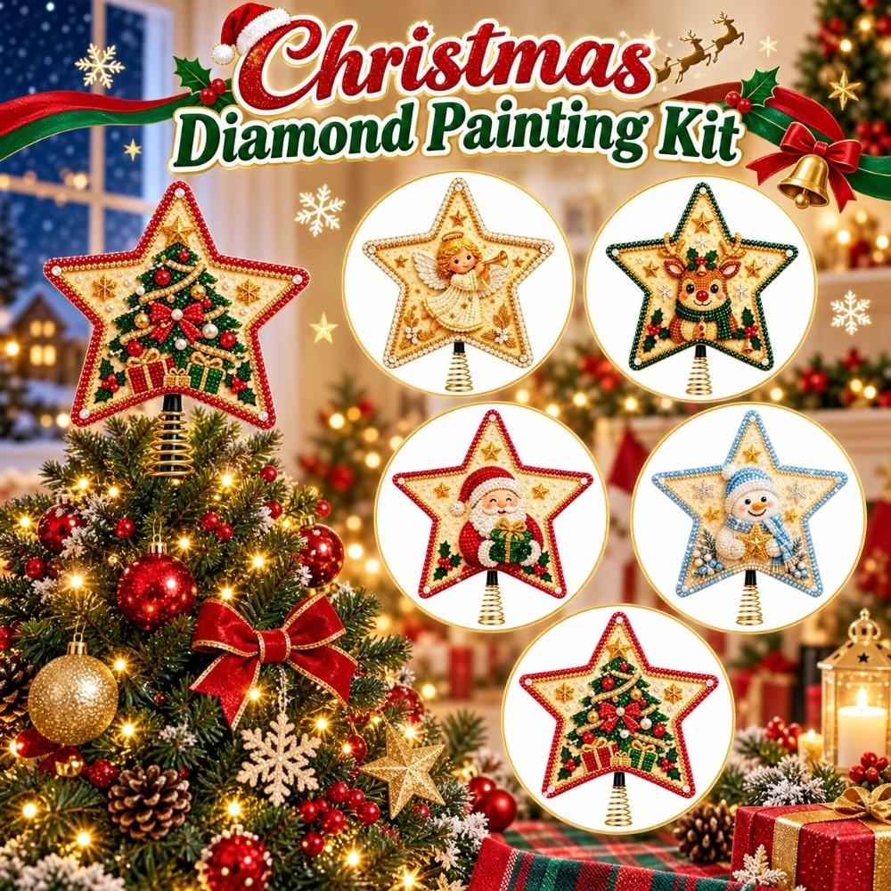 Unfinished Christmas  Painting Kit DIY Sparkling Bead Craft Set  Christmas Gift