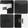 Wall Mounted Cabinet Black 59 X 31 X 60 Cm Engineered Wood