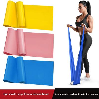 Faixa elástica de resistência feminina para ioga, condicionamento físico e treinamento de dança