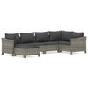 VidaXL Garden Lounge Set with Cushions 6 Pcs, Patio Furniture Set, Outdoor Furniture, Patio Sofa, Modern, 3187291