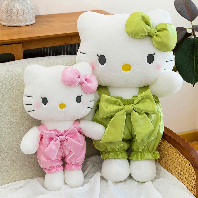 Hello Kitty Cross-Back Overalls Plush Doll Gift