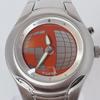 Used Rare FOSSIL BIG TIC Orange Ladies Watch Battery Replaced