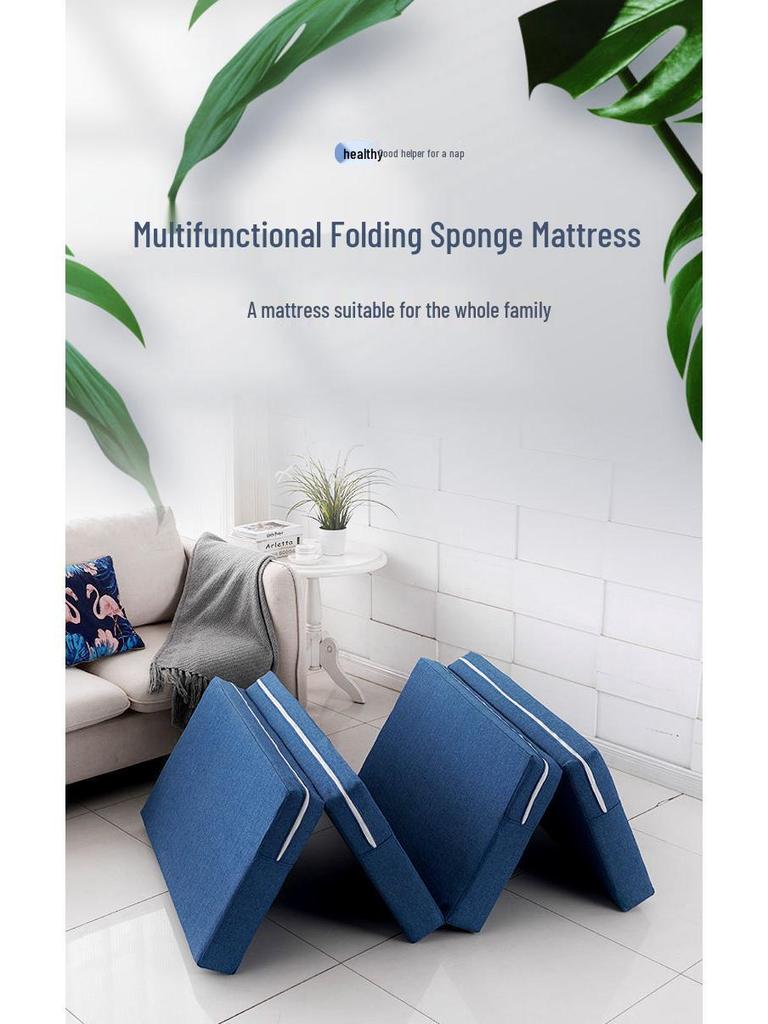 Special Sale: Japanese-Style Folding Sponge Mattress for Floor Sleeping or Office Naps