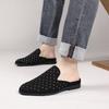 Fashion New Style Summer Flats Leisure Walk Half Slippers Outdoor Male Half Drag Handmade Lazy Shoes Sandals Fashion Men's Muller Shoes