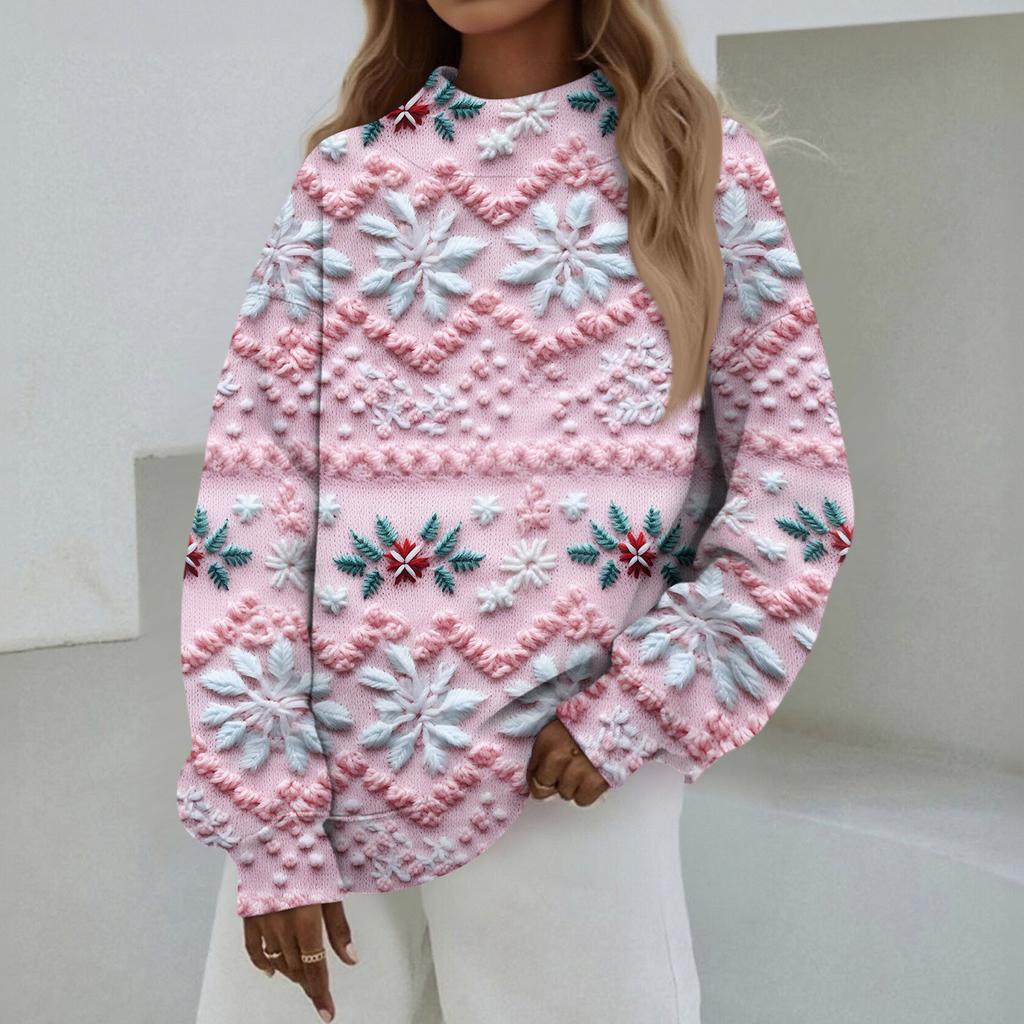 Mock Neck Sweatshirt Women Fall Comfort Oversized Sweatshirt Dressy Pullover Sweatshirts No Hood Cozy Turtleneck Tops