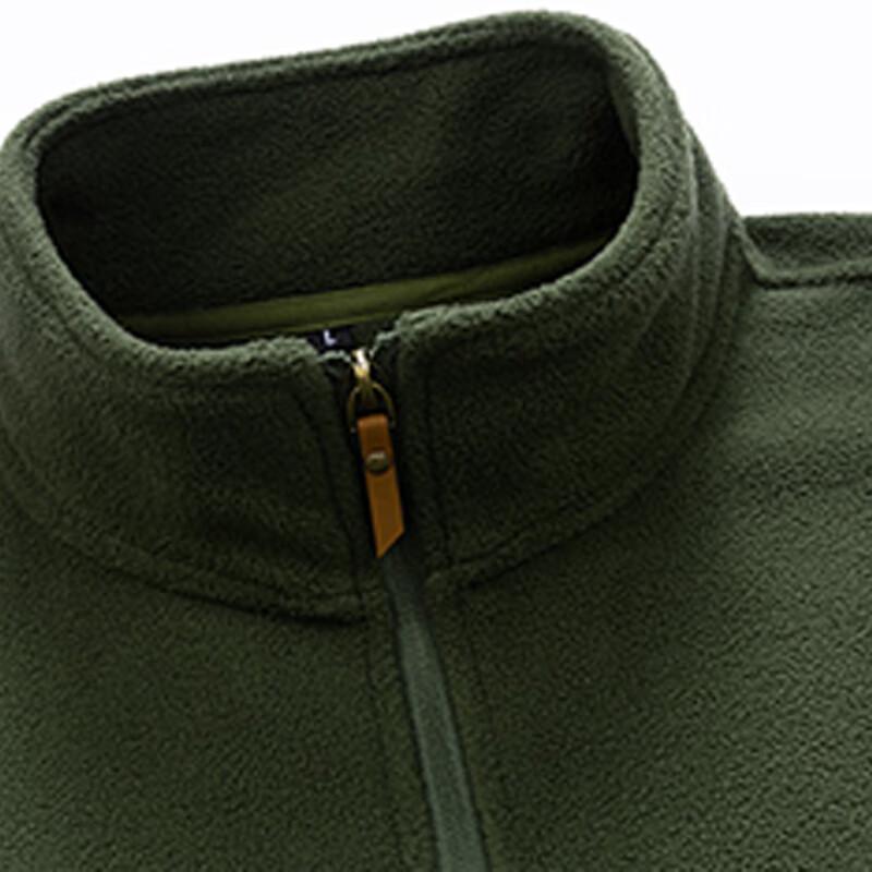 ROMON Men's Stand-Collar Fleece Jacket