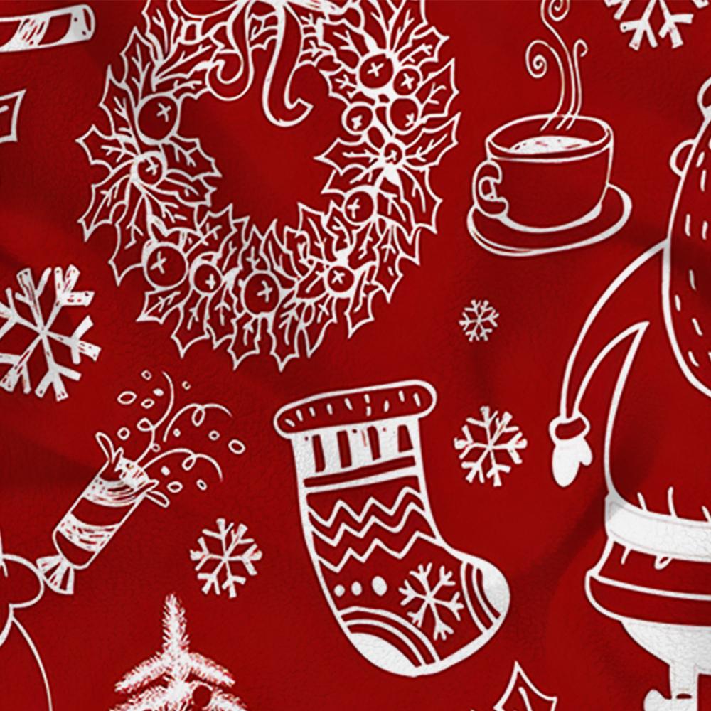 Red Chili Pepper Cartoon Anime Print Flannel Blanket Soft Warm Throw for Kids Bedroom Sofa Christmas Office Car