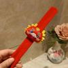 Brățară palmă de Anul Nou Chinezesc Roșu Desene Animat Dragon Leu Fuzzy Anul Dragonului Snap Band Decorare Copii Adulti Cadou Festivalul de Primăvară