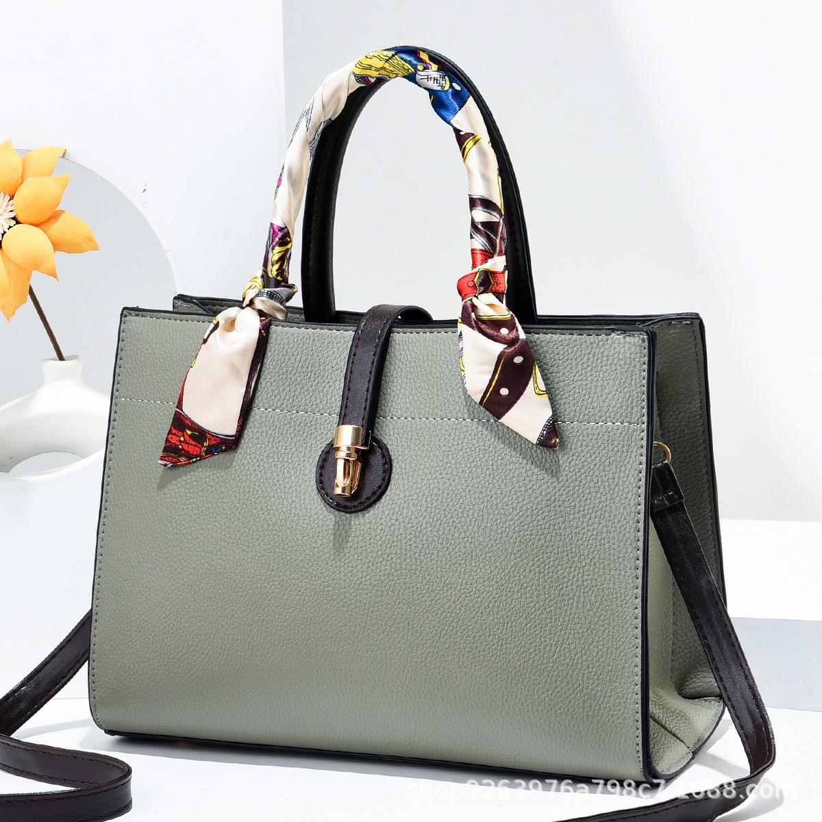 

Сумка Новая Мода Большая Вместимость Диагональная Сумка Женская Сумка Зарубежный Стиль Простая Текстура Одноплечевая Модная Женская Сумка .