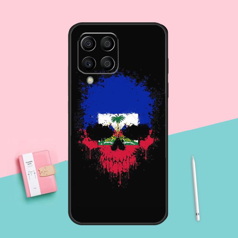 Haiti Haitian Flag For Samsung Galaxy M32 M52 M31 M16 M11 M21 M13 M33 M35 M53 M55 M15 M14 M34 M54 M12 M06 Case