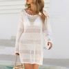 Women's Cover Up Edge Hollow Beach Cover Up Loose Dress
