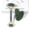 Natural Jade Roller & Ox Horn Gua Sha Facial Set - Customizable