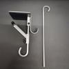 2/4Pcs Christmas Fireplace Stocking Garland Hanger No Drill Adjustable Mantle Garland Holder Heavy Duty Xmas Stockings Decoration Hanging Hook
