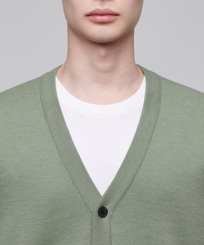 Musinsa Standard Minimal Cardigan [Pale Sage]