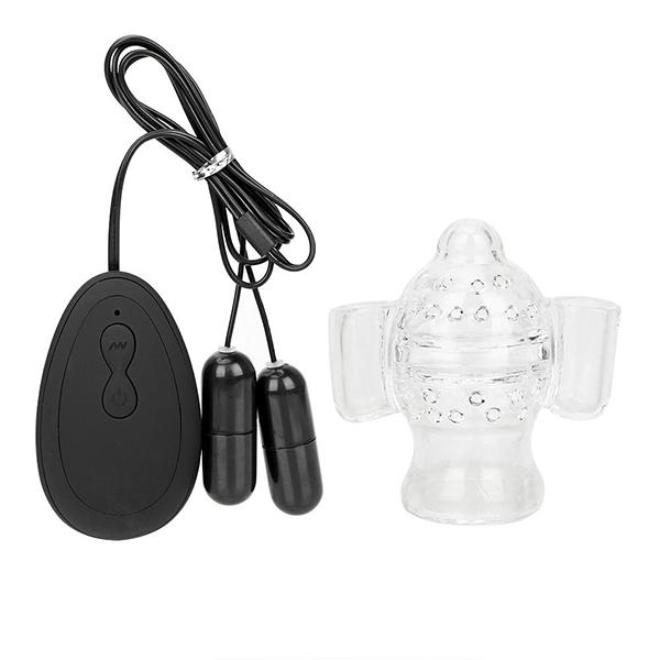 Sex Spielzeug Für Männer Eichel Trainer Männlicher Masturbator Dual Kugel Vibratoren Penis Vibrator Cock Ring 20 Geschwindigkeit Verzögerung Ejakulation