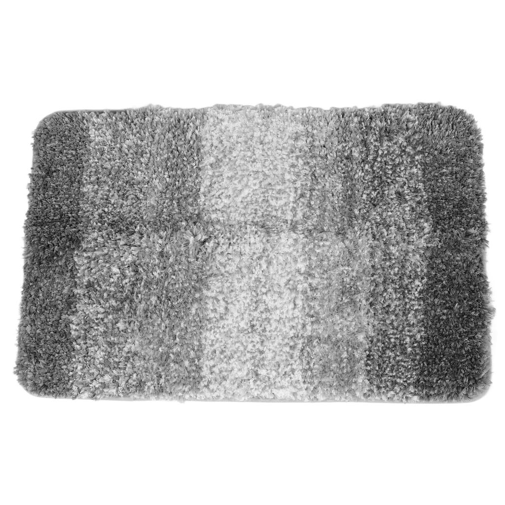 Bathroom Rugs Gradient Color Anti Slip Absorbent Polyester   Bath Floor Mat for Home Entrance Restrooms