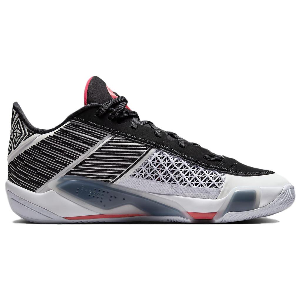 Neuer Jordan 38 Low Weiß Siren Rot Schwarz FD2325-101
