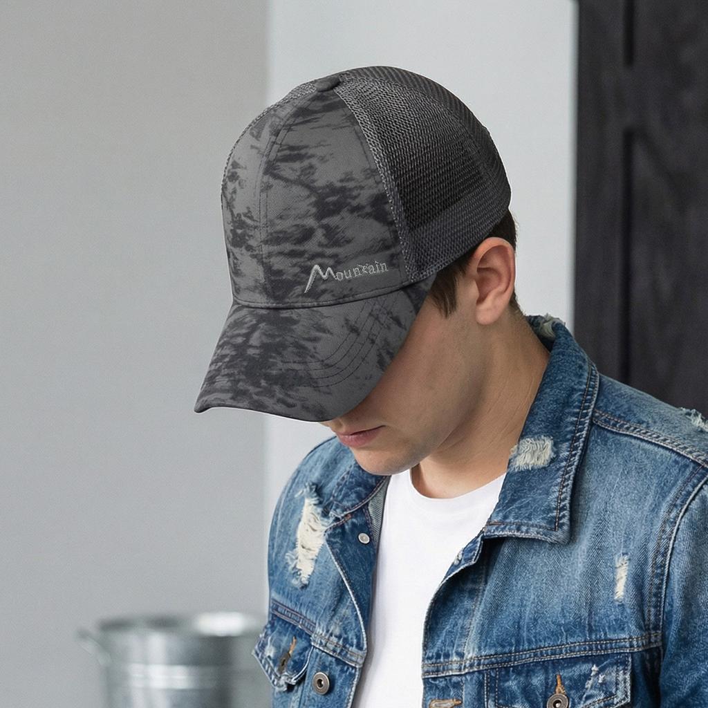 Northwood Men's Summer Quick-drying Breathable Mesh Baseball Cap Outdoor Sun Protection Visor Mesh Cap Peaked Hat