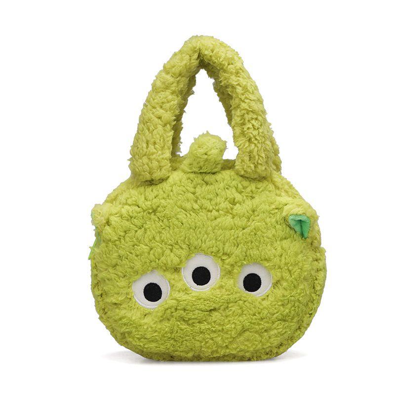 Adorable Plush Tote Bag Featuring Lotso Alien And Winnie The Pooh Great For Cosplay And Theme Events