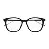 Gucci Classic Ultra-lightweight Sheet Metal Black Frame Square Optical Frame Men's Style