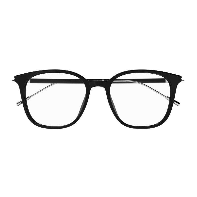 Gucci Classic Ultra-lightweight Sheet Metal Black Frame Square Optical Frame Men's Style