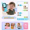 2pcs Video Walkie Talkies Kids Rechargeable Handheld Intercom Built-in Camera Video Indoor outdoor Family Games Camping Hiking