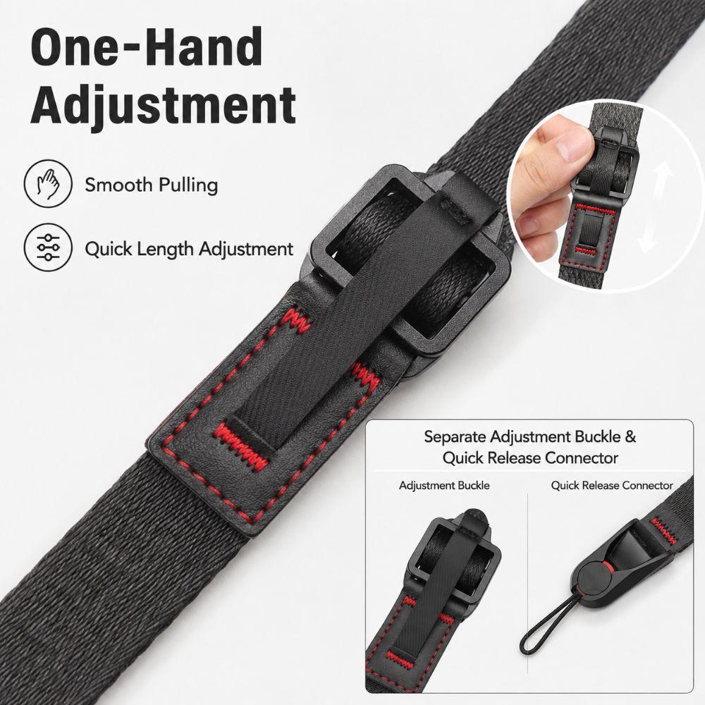 Quick Release Neck Strap Adjustable Crossbody Sling Belt Camera Shoulder Strap for DSLR Camera