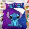 Hot Sale 3D Cool Stitch Cute Anime Kids Duvet Cover with Pillowcases Cartoon Bedding Sets Gifts for Girls Boys Kids Adults
