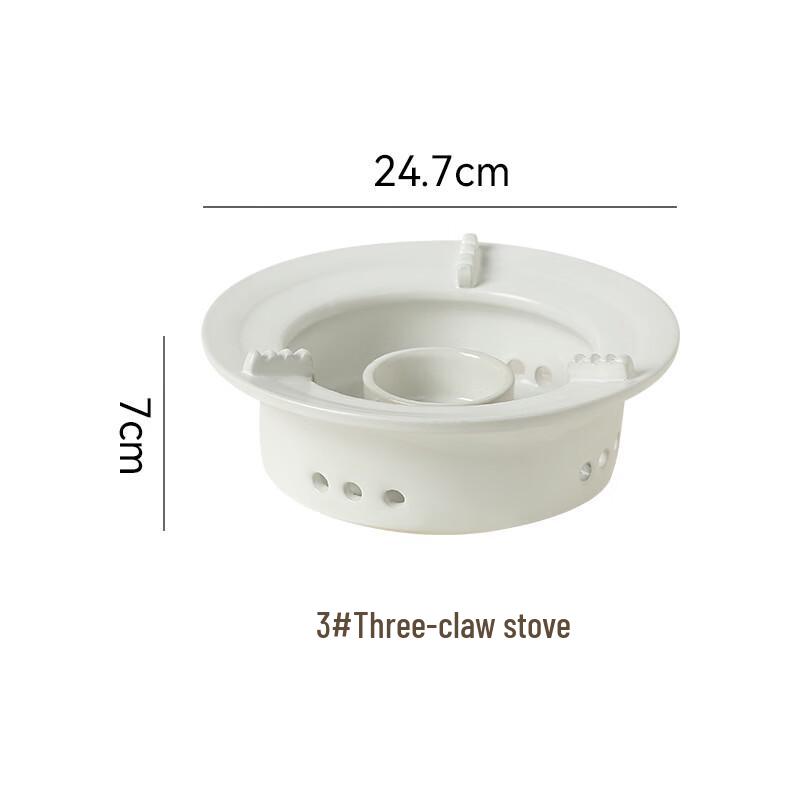 

ZISIZ Ceramic Alcohol Stove for Casseroles