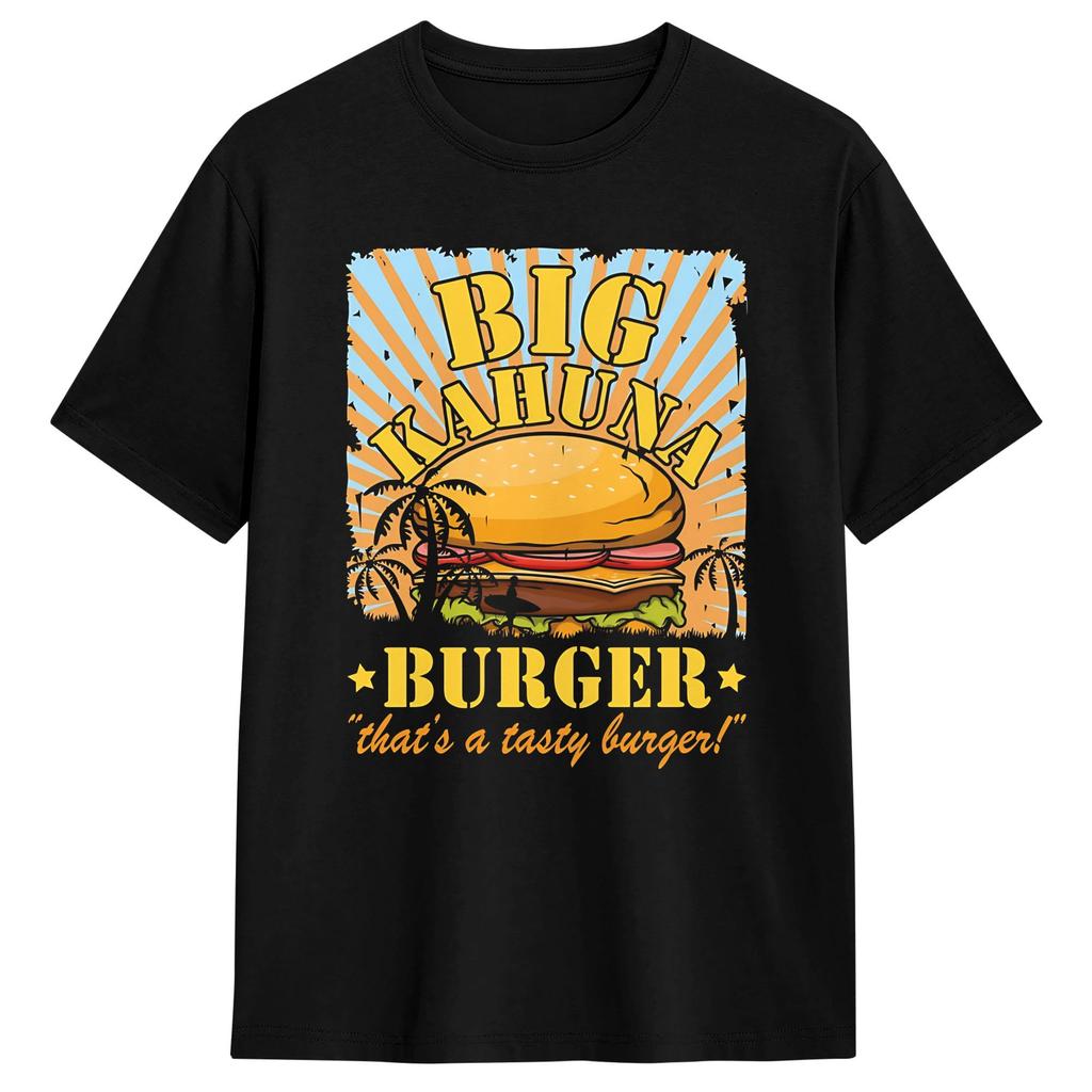 Maglietta Divertente The Big Kahuna Burger Unisex Cotone Manica Corta Girocollo Top Estivi Camicie