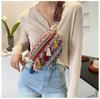 Ethnic Lace Women's Tassel Chest Bag - 2026 Summer Single Shoulder Fashion Bag