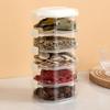 Multi-layer Plastic Spice Storage Boxes Dried Chili Pepper Spice Condiment Boxes Storage Boxes Household Sealed Jars for Kitchen