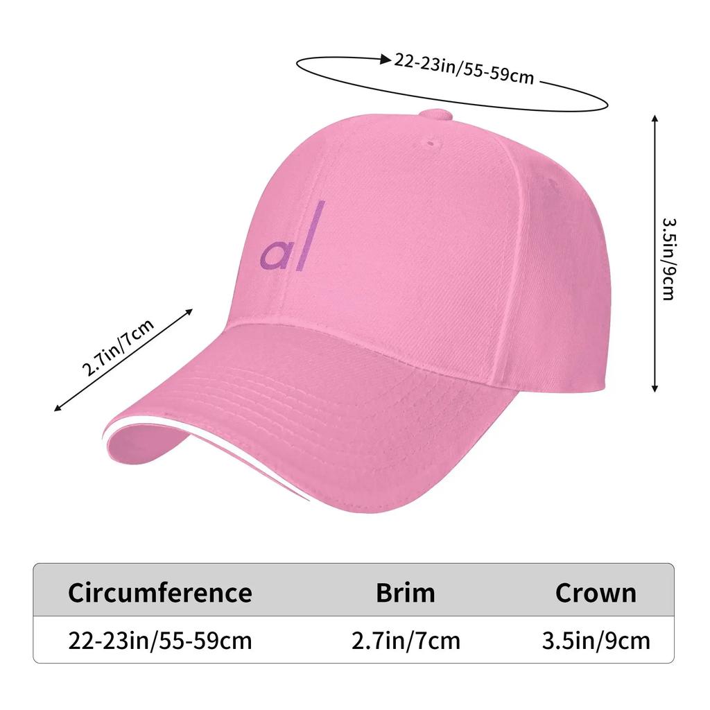 AL Baseball Cap  Vintage Trucker Hat Summer Unisex Women Outdoor Sports Snapback Cap