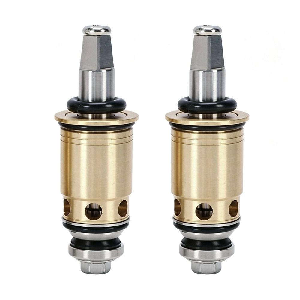 2pcs set Hot Cold Water Faucet Cartridge Brass Material Water Valve Core For Faucet Repair