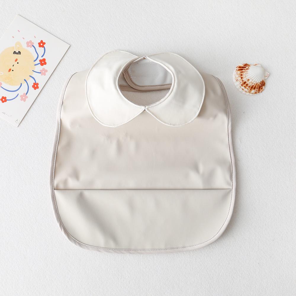 Korean Reversible Waterproof Infant Bib - Wash-Free, Anti-Stain, Baby Sleeveless Apron