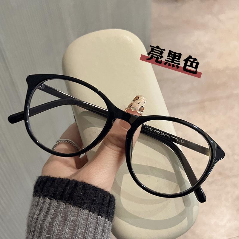 High Quality Frame For Women'S Glasses Round Shape Material Computer Glasses Blue Light Blocking Glass Frame Man